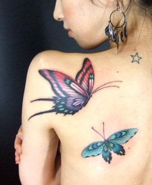 skqlanstls skqlxkxn butterfly tattoo 񹮽 Ÿ
