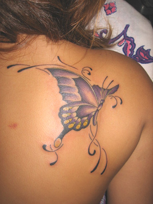 skqlanstls skqlxkxn butterfly tattoo 񹮽 Ÿ
