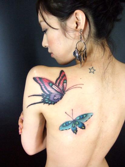 skqlanstls skqlxkxn butterfly tattoo 񹮽 Ÿ